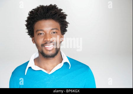 Porträt eines Mannes lächeln Stockfoto