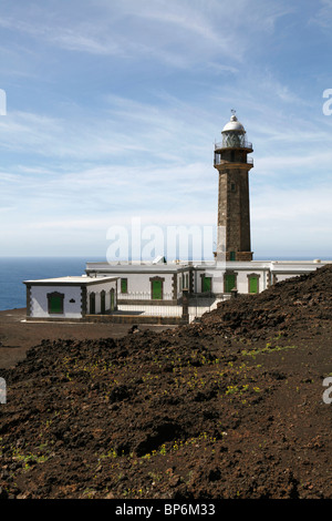 Ein Leuchtturm Faro de Orchillo, El Hierro, Spanien Stockfoto