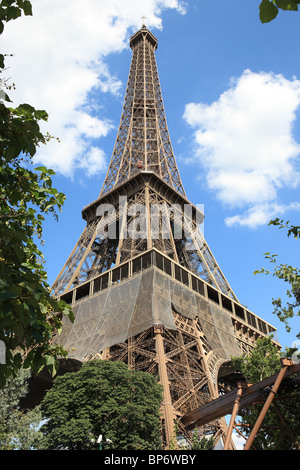 Eiffelturm Paris Frankreich Stockfoto