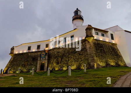 Leuchtturm von Barra in Salvador Stockfoto