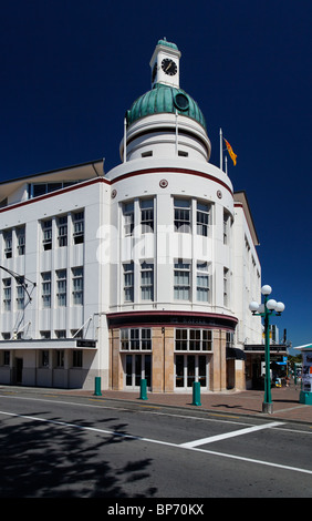 Art-Deco-Gebäude in Napier Stockfoto