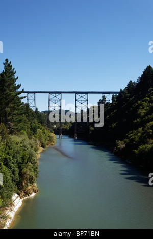 Mohaka Viadukt, Neuseeland Stockfoto