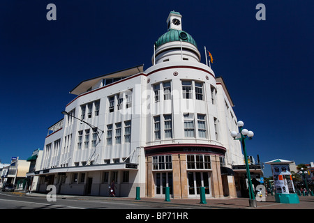 Art-Deco-Gebäude in Napier Stockfoto