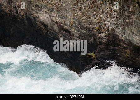 Die rasenden Huka Falls in Taupo, Neuseeland Stockfoto