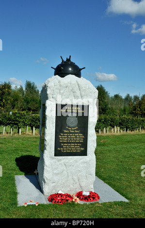 Das Denkmal für die Royal Naval Patrol Service bei der National Memorial Arboretum Alrewas, Staffordshire Stockfoto