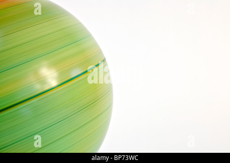 Abstrakte verschwommene rotierenden Globus der Welt. Stockfoto