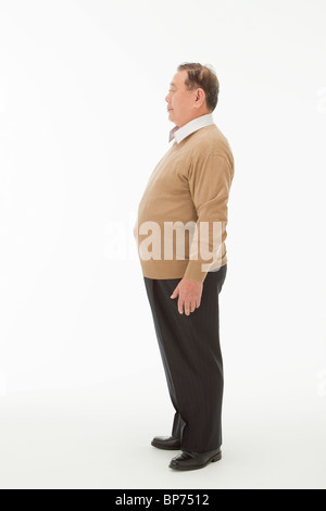 Porträt des älteren Menschen Stockfoto