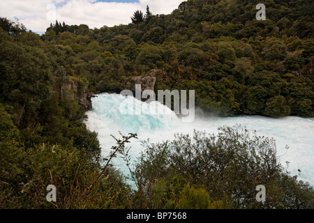 Die rasenden Huka Falls in Taupo, Neuseeland Stockfoto