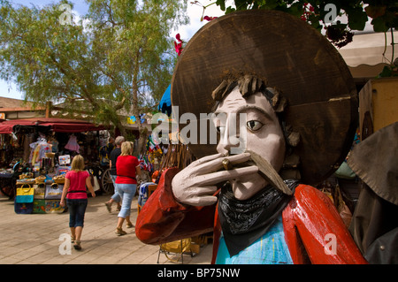 Outdoor-Basar touristische Souvenirläden in Old Town San Diego State Historic Park, San Diego, Kalifornien Stockfoto