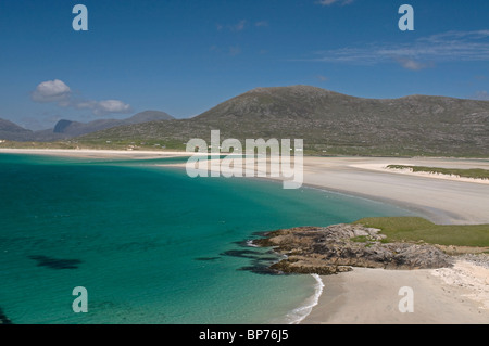 Traigh Sheileboist umfangreiche Sand und Strand, West Harris, äußeren Hebriden, westlichen Inseln Schottlands.  SCO 6333 Stockfoto