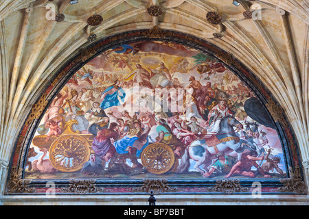 Salamanca, Spanien. Triunfo De La Iglesia, Triumph der Kirche von Antonio Palomino im Convento de San Esteban Stockfoto