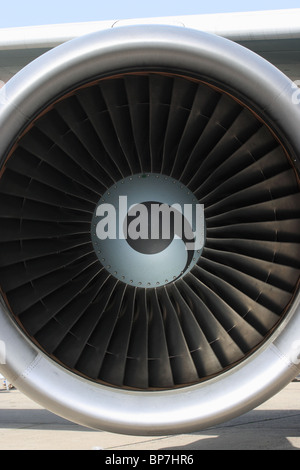 Flugzeugturbine Stockfoto