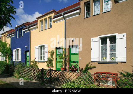 Die Gartenstadt Falkenberg, Berlin, Deutschland Stockfoto