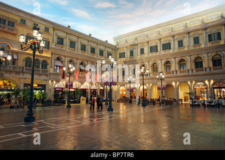 Innenhof des Venetian Macao Resort Hotel, Macao, China Stockfoto