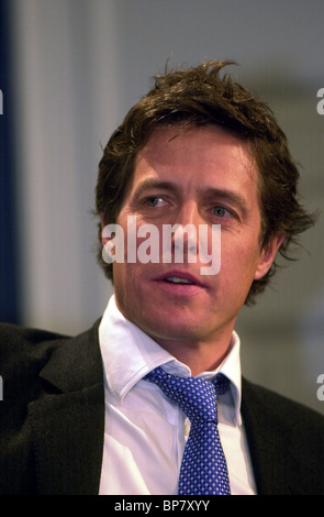 Star des neuen Films "Zwei Wochen Kündigungsfrist", Hugh Grant in NY City Hall Stockfoto