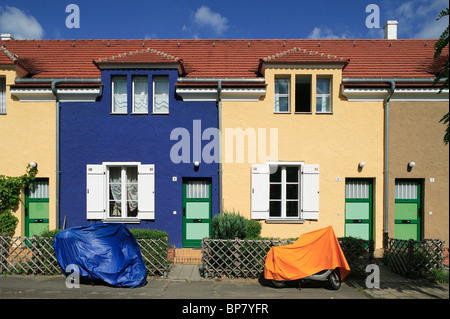 Die Gartenstadt Falkenberg, Berlin, Deutschland Stockfoto