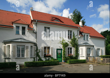 Die Gartenstadt Falkenberg, Berlin, Deutschland Stockfoto