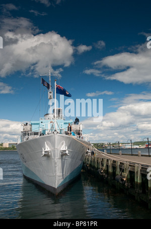HMCS Sackville angedockt an Halifax in Nova Scotia Stockfoto