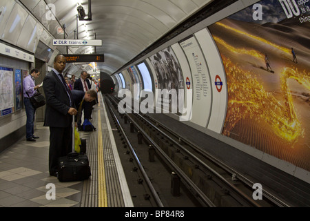 U-Bahnstation - Northern Line - London Bank Stockfoto