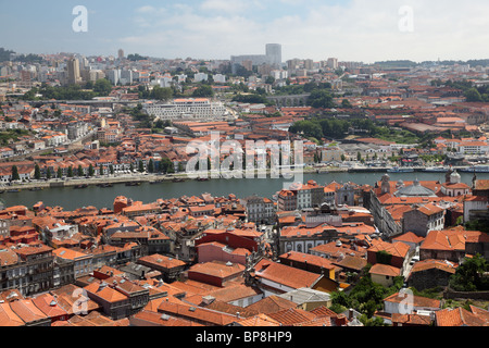 Blick über Porto und Vila Nova De Gaia, Portugal Stockfoto