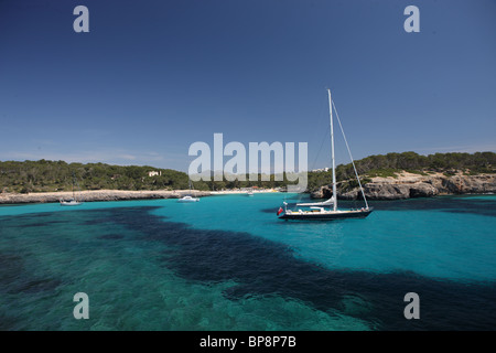 Cala Mondragon in Mallorca Spanien Stockfoto