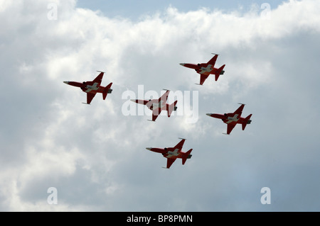 Patrouille Suisse; Display Team Stockfoto