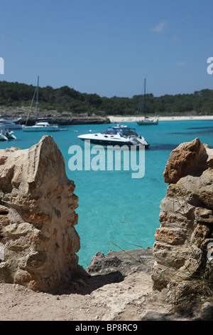 Cala Mondragon in Mallorca Spanien Stockfoto