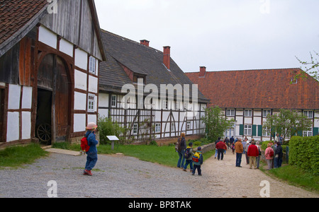 LWL-Freilichtmuseum (Freilichtmuseum) Detmold, Padaborner Dorf, Lippe, NRW, Deutschland, Europa Stockfoto