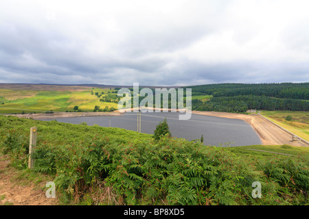 Strines Reservoir und Derwent Moor, Bradfield, Sheffield, Peak District National Park, South Yorkshire, England, UK. Stockfoto