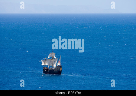 Santa Maria de Colombo Touristenboot, Funchal, Madeira, Portugal Stockfoto