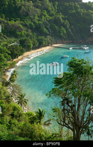 Bateau Bay, Speyside, Tobago, Karibik Stockfoto