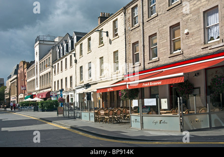 St. Johns-Platz im Zentrum von Perth Perth & Kinross Schottland mit Café und restaurants Stockfoto