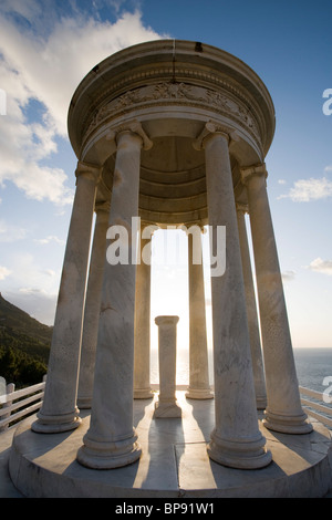 Pavillon am Son Marroig Mansion, in der Nähe von Deia, Mallorca, Balearen, Spanien, Europa Stockfoto