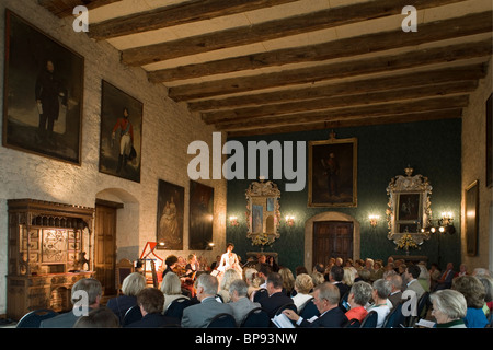 Konzert im Schloss Marienburg Stockfoto