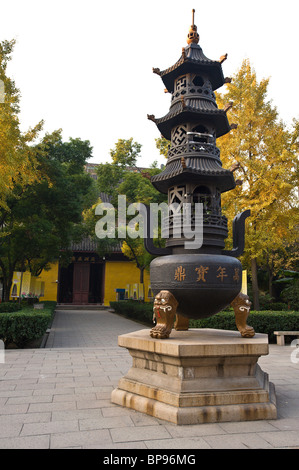 China, Changzhou. Tianning-Tempel. Stockfoto