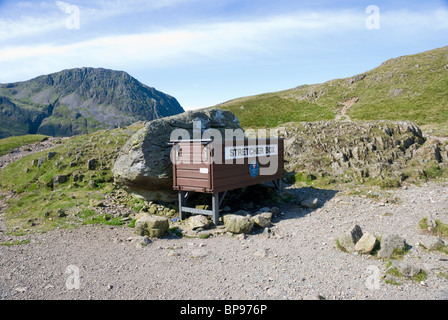 Alte Bahre in der Nähe von Styhead Tarn, Lake District Stockfoto