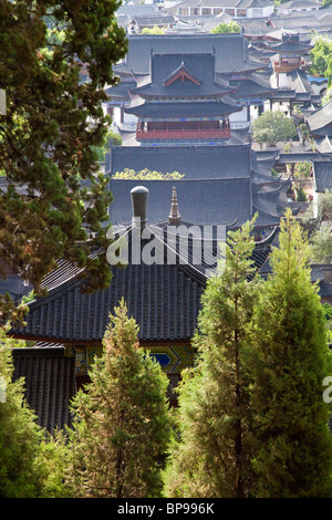 Mu Family Mansion, Altstadt, Lijiang, Provinz Yunnan, China Stockfoto