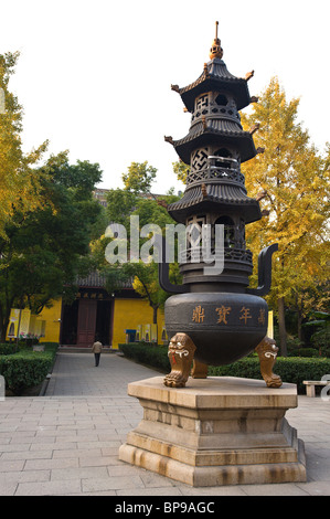 China, Changzhou. Tianning-Tempel. Stockfoto