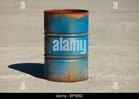 Mülleimer in der Nähe erschossen Stockfoto