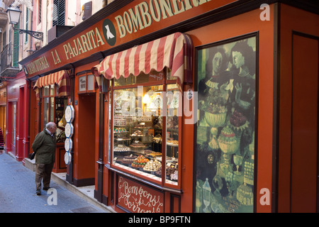 La Pajarita Bomboneria, Palma De Mallorca, Spanien Stockfoto