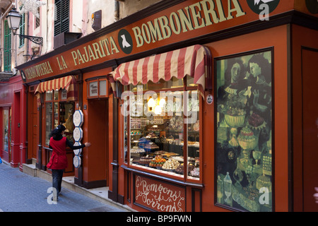 La Pajarita Bomboneria, Palma De Mallorca, Spanien Stockfoto