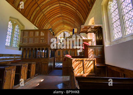 Rycote Kapelle Thame Oxfordshire mittelalterliche Kirche Stockfoto