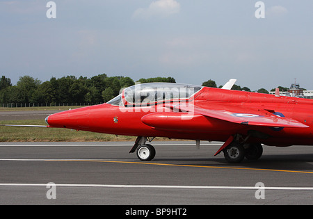 Ein Folland Gnat Vorbereitung zum abheben Stockfoto