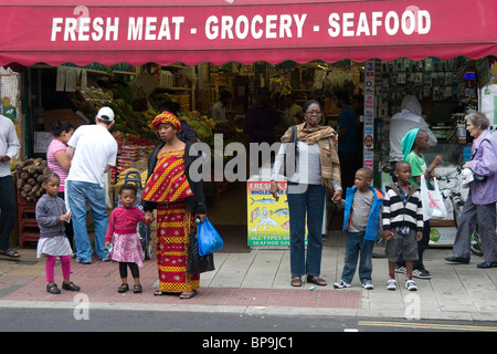 Peckham Südlondon Geschäfte Stockfoto