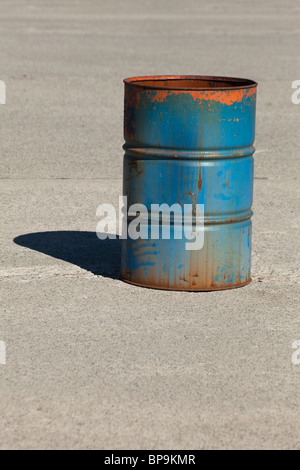 Mülleimer in der Nähe erschossen Stockfoto