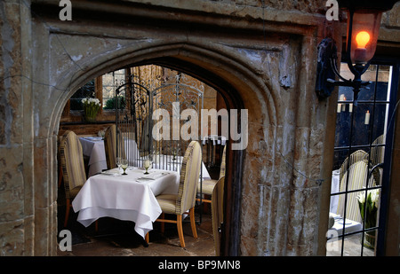 Das Gleichgewicht Restaurant Fawsley Hall Hotel, Northamptonshire Stockfoto