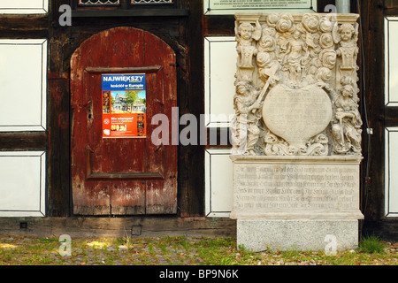 Tombstone evangelische Tempel Kirche Frieden Swidnica niedriger Schlesien Polen Stockfoto