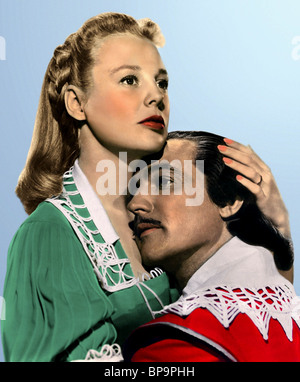 Juni Allyson, gene kelly, DIE DREI MUSKETIERE, 1948 Stockfoto