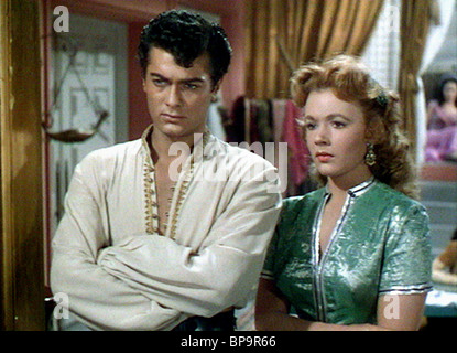 TONY CURTIS, PIPER LAURIE, Sohn von Ali Baba, 1952 Stockfoto