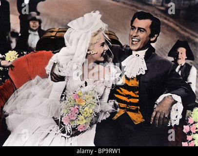 JANET LEIGH, Stewart Granger, SCARAMOUCHE, 1952 Stockfoto